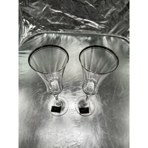 Miska Crystal Flutes Set of 2